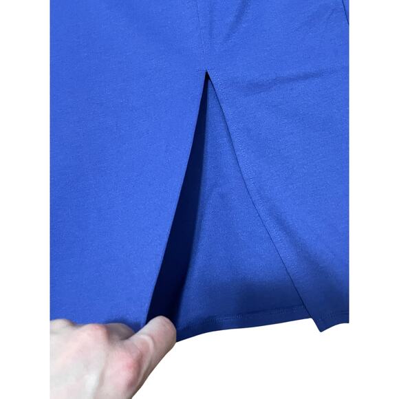 Maurices 24/7 Date Night Mini Dress‎ Blue Tank Sweat heart coquette Size XL NWT - Picture 3 of 4